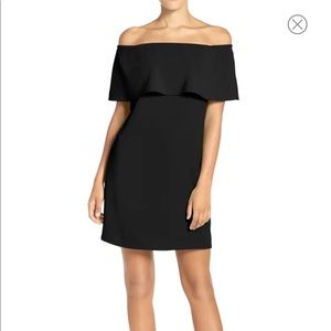 Charles Henry Black off the shoulder dress